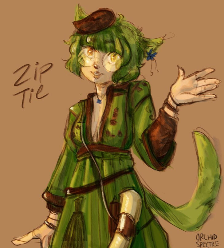 Half-Body Sketch