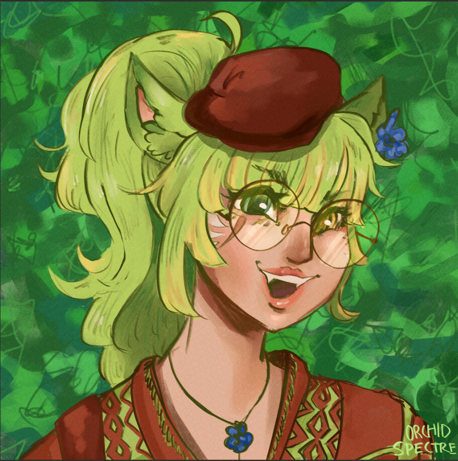 Colored Headshot