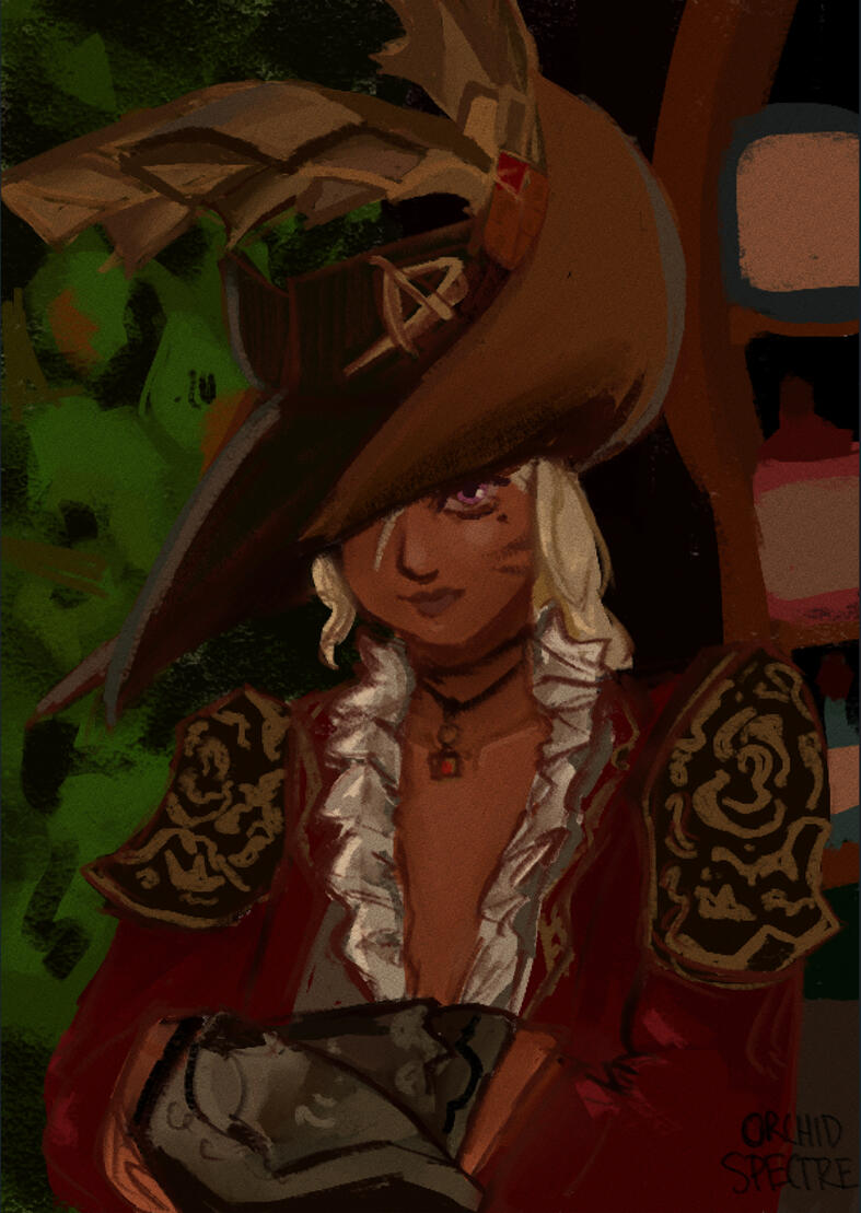 Colored Half-body